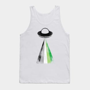 Gaylien Aromantic Pride UFO Tank Top